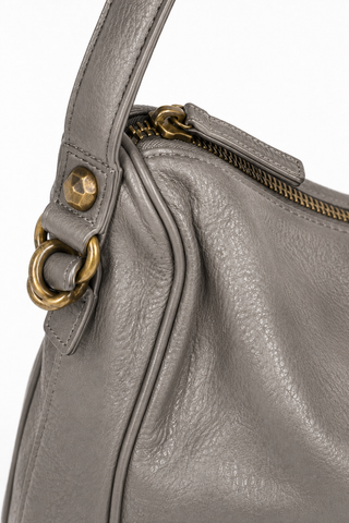 Dellamoda Piper Leather Hobo Bag