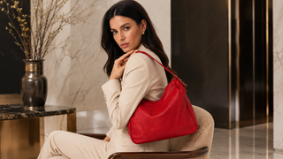 Dellamoda Piper Leather Hobo Bag