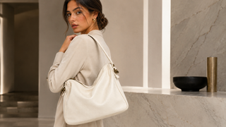 Dellamoda Piper Leather Hobo Bag