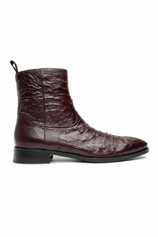 Mezlan SX4798-S Ostrich Straight-Heel Zipper Boots (MZ3436)