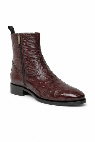 Mezlan SX4798-S Ostrich Straight-Heel Zipper Boots (MZ3436)