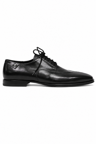 Cesare Paciotti Luxury Italian Men's Shine Black Oxfords (CPM5148)
