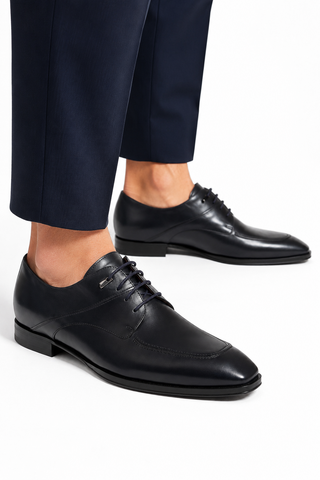 Cesare Paciotti Luxury Italian Men's Designer Shoes Baby Lux Navy Oxfords (CPM5008)
