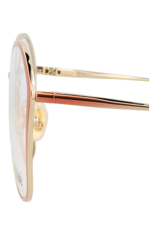 Chloé CH0017O Gradient Transparent Nude/Light Gold Eyeglasses