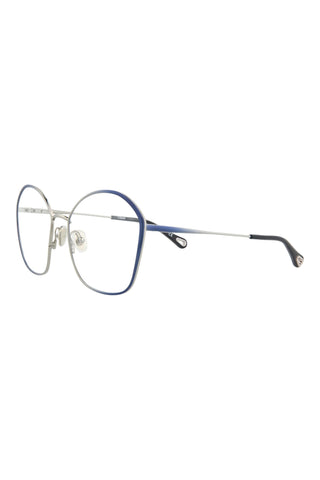 Chloé CH0017O Gradient Transparent Varnished Dark Blue/Light Ruthenium Eyeglasses