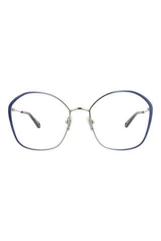 Chloé CH0017O Gradient Transparent Varnished Dark Blue/Light Ruthenium Eyeglasses