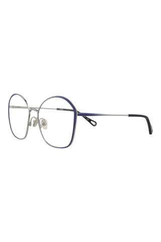 Chloé CH0017OA Gradient Transparent Varnished Dark Blue/Light Ruthenium Eyeglasses
