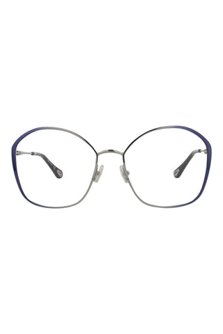 Chloé CH0017OA Gradient Transparent Varnished Dark Blue/Light Ruthenium Eyeglasses