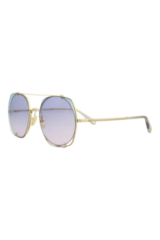 Chloé CH0042S Classic Gold Sunglasses