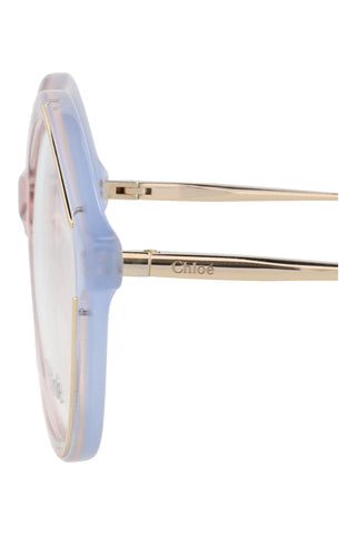 Chloé CH0062O Gradient Opal Light Blue/Transparent Nude Eyeglasses