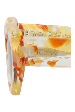 Chloé CH0220S Tulip Orange Sunglasses