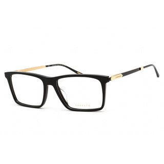 Chopard VCH343 Eyeglasses SHINY BLACK / clear demo lens-AmbrogioShoes