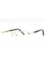 0300 - Shiny Rose Gold / Clear demo lens