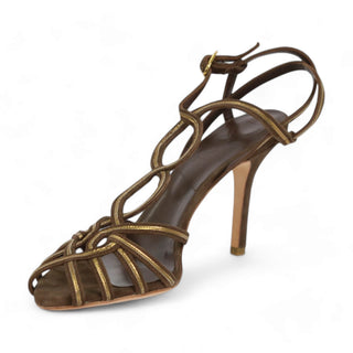 Christian Dior Downtown Suede / Calf-Skin Leather Sandals (CDW39)-AmbrogioShoes