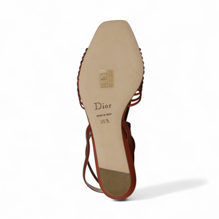 Christian Dior Flamenco Calf-Skin Leather Allegria Sandal (CDW63)-AmbrogioShoes