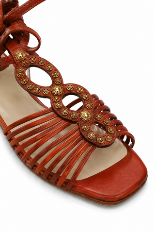 Christian Dior Flamenco Leather Allegria Sandal (CDW63)
