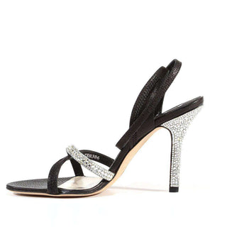 Christian Dior Hand Strass Mad Dior Black Strappy Shoes (CDW35)-AmbrogioShoes