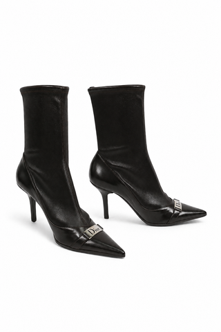 Christian Dior NST71698 Leather Diorissimo Boots (CDW34)