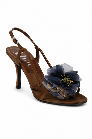 Christian Dior Trotter Satin Sandals (CDW41)