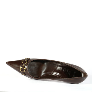 Christian Dior shoes for women Spirit Escarpin Marron pumps 8cm (CDW52)-AmbrogioShoes