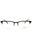 9369 - Matte Light Gold/Matte Black /Clear demo lens