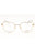9464 - Shiny Light Gold/Clear demo lens