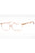 5695 - Transparent Pink Floral Print  / Clear Lens