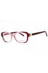 5709 - Transparent Gradient Red/Clear demo lens