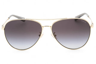 Coach 0HC7140 Sunglasses Shiny Light Gold/Grey Gradient Unisex-AmbrogioShoes