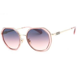 Coach 0HC7141 Sunglasses Transparent Pink Shiny Light / Plum Purple Scarlet Unisex-AmbrogioShoes