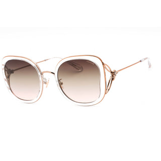 Coach 0HC7153B Sunglasses Transparent/Grey Pink Gradient Women's-AmbrogioShoes