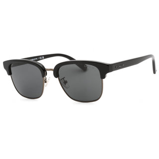 Coach 0HC8326 Sunglasses Black Gunmetal / Dark Grey-AmbrogioShoes