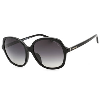 Coach 0HC8360U Sunglasses Black/Polarized Grey Gradient Unisex-AmbrogioShoes