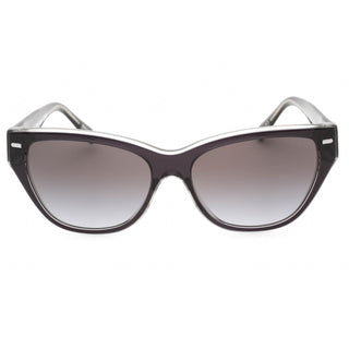 Coach 0HC8370F Sunglasses Transparent Dark Grey / Grey Gradient Unisex-AmbrogioShoes
