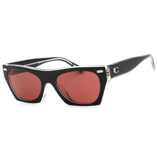 Coach 0HC8389U Sunglasses Black/Transparent / Violet Unisex-AmbrogioShoes