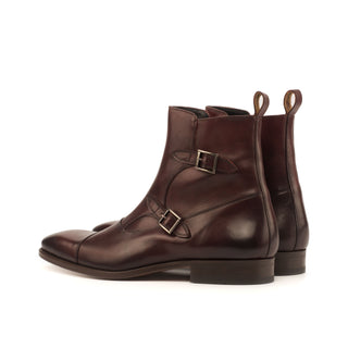Como Argegno Calf-Skin Leather Octavian Buckle Boots (CM1008)-AmbrogioShoes