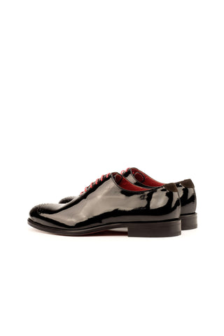 Como Balbianello Suede / Patent Leather Whole-Cut Oxford (CM1014)-AmbrogioShoes