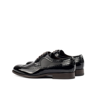 Como Brunate Patent / Calf-Skin Leather Longwing Blucher Oxford (CM1007)-AmbrogioShoes