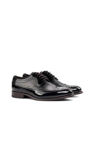 Como Brunate Patent / Leather Longwing Blucher Oxford (CM1007)