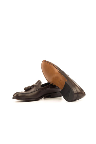 Como Laglio Calf-Skin Leather Tassel Loafer (CM1006)-AmbrogioShoes