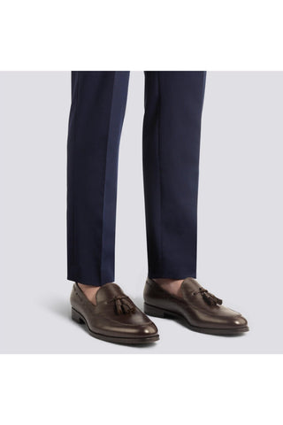 Como Laglio Calf-Skin Leather Tassel Loafer (CM1006)-AmbrogioShoes