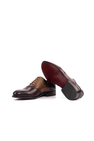 Como Lecco Calf-Skin Leather Saddle Oxford (CM1009)