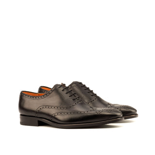 Como Lenno Men's Shoes Calf-Skin Leather Full Brogue Oxford (CM1005)-AmbrogioShoes