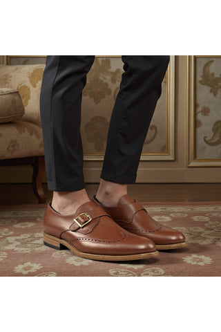 Como Moltrasio Calf-Skin Leather Single Monk-Strap (CM1010)
