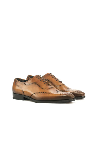 Como Torno Calf-Skin Leather Whole-Cut Oxford (CM1011)-AmbrogioShoes