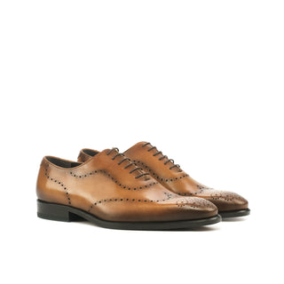 Como Torno Men's Shoes Calf-Skin Leather Whole-Cut Oxford (CM1011)-AmbrogioShoes