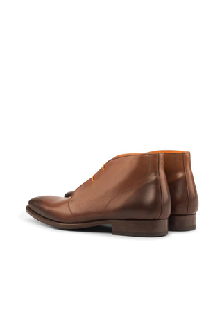 Como Tremezzo Calf-Skin Leather Chukka Boot (CM1003)-AmbrogioShoes