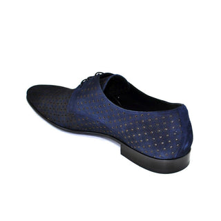 Corrente 2414 Peforated Suede Derby (CRT1244)-AmbrogioShoes