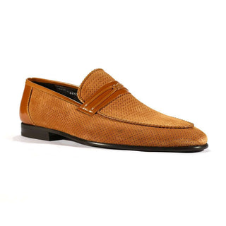Corrente 3417HS Perforated Suede Leather Loafers (CRT1000)-AmbrogioShoes
