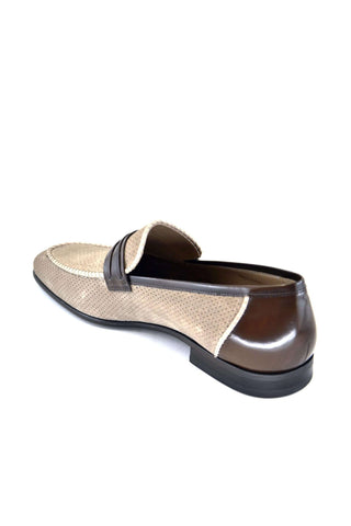 Corrente 3417HS Suede Loafers - Taupe